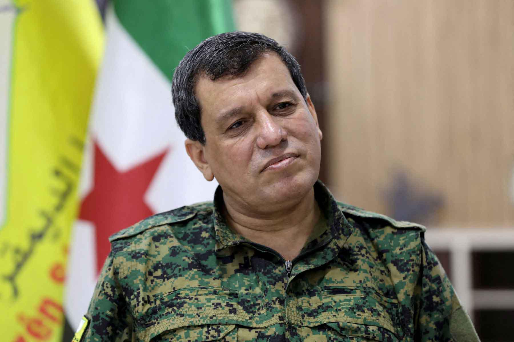 SDF commander Mazloum Abdi attends an interview in al-Shadadi, Syria June 13, 2025.