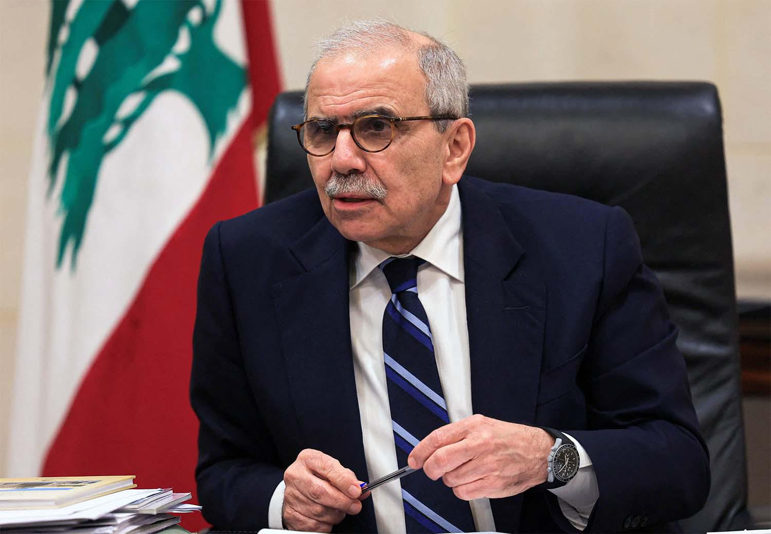 Lebanese Prime Minister Nawaf Salam 