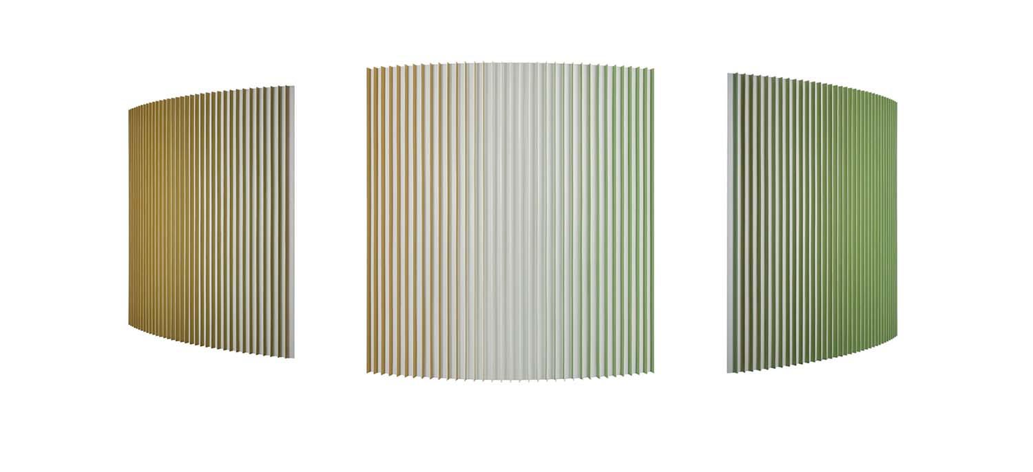 Enamel on aluminium, 80 x 80 cm