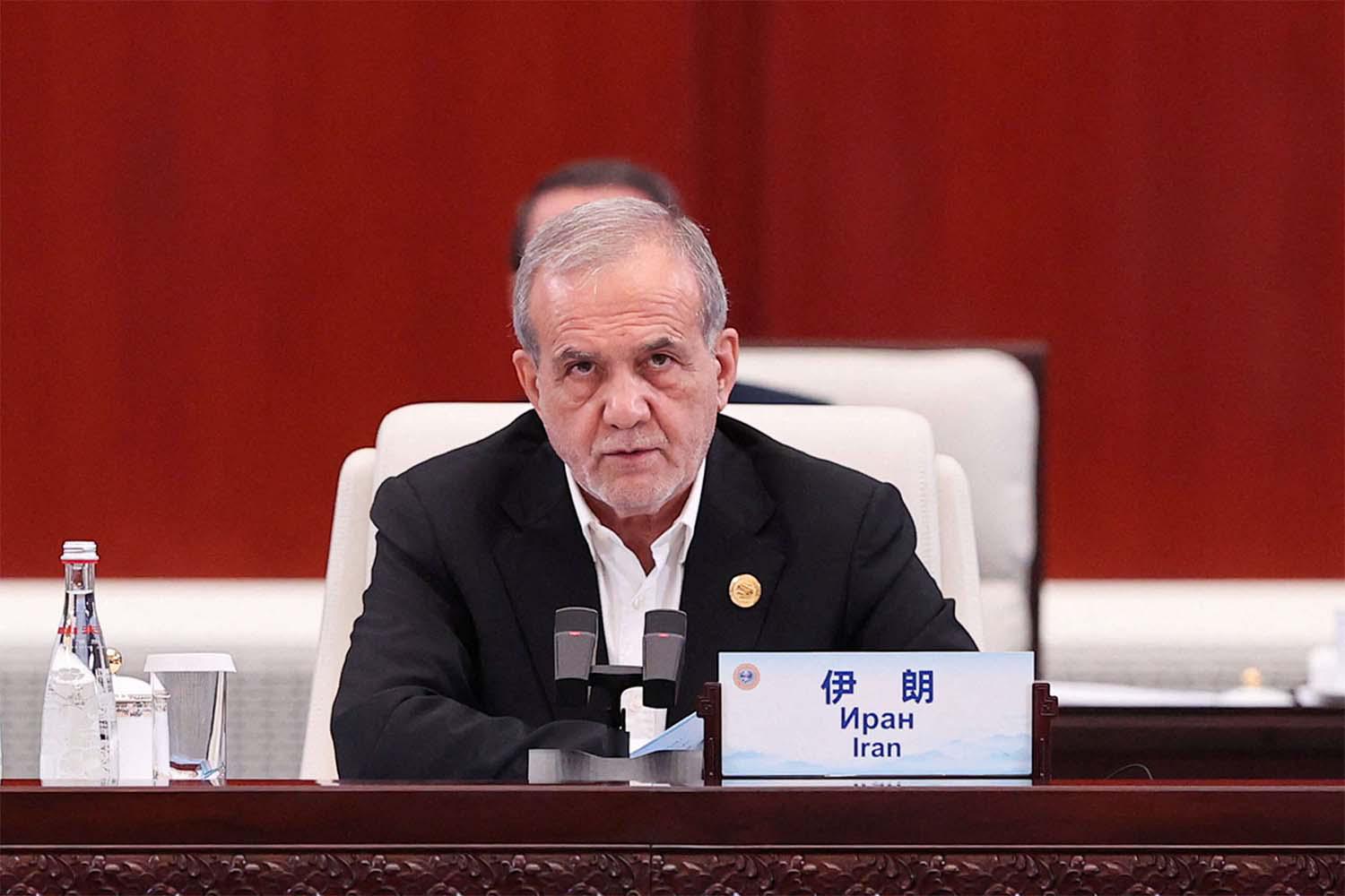 Iranian President Masoud Pezeshkian 