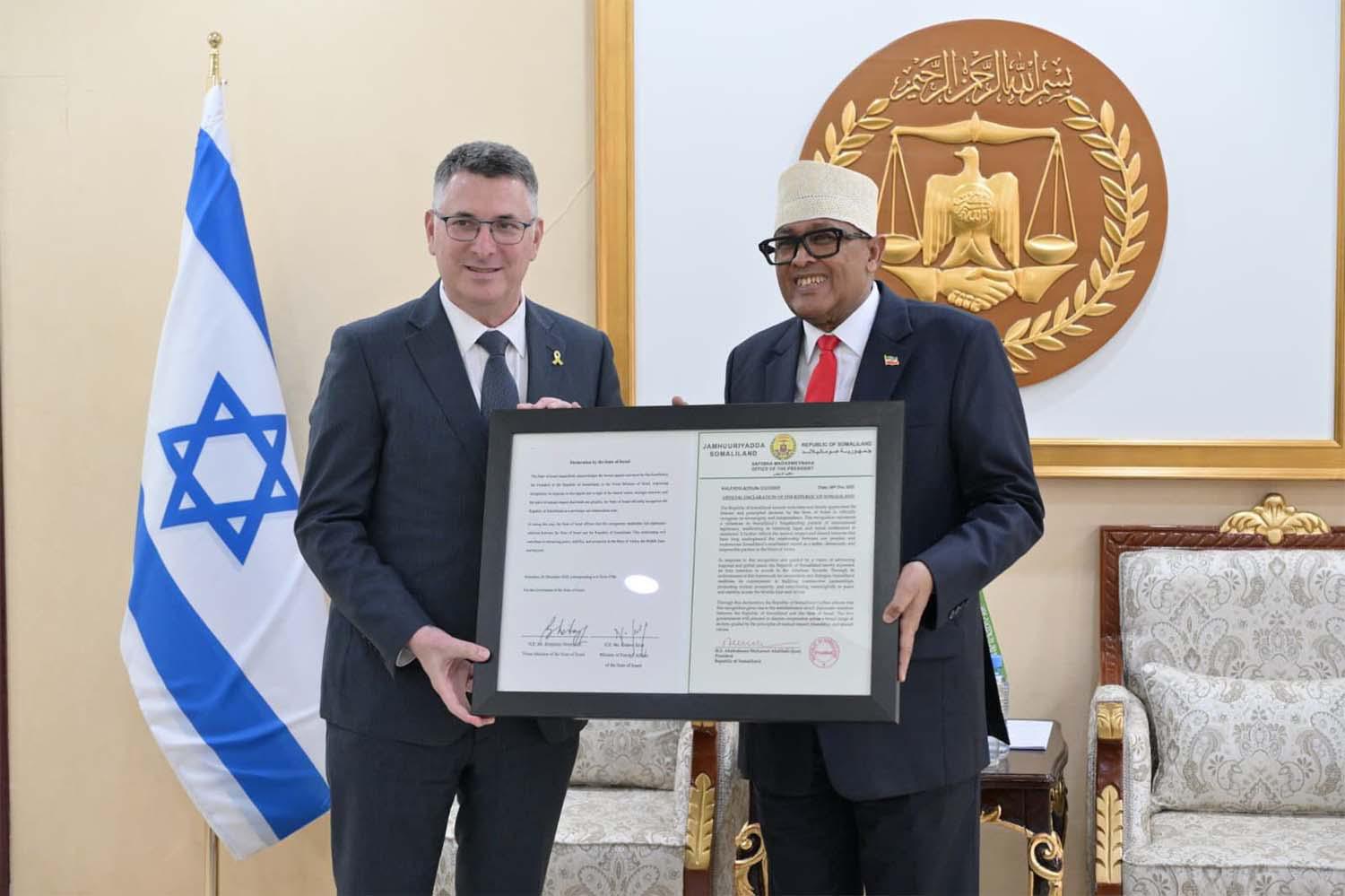 Saar said the mutual recognition and establishment of diplomatic relations between the two countries are not directed against anyone