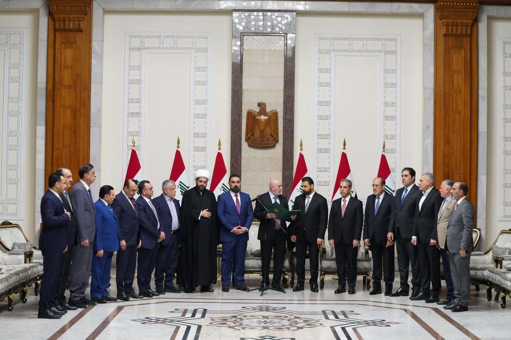 مراسم تعيين علي الزيدي