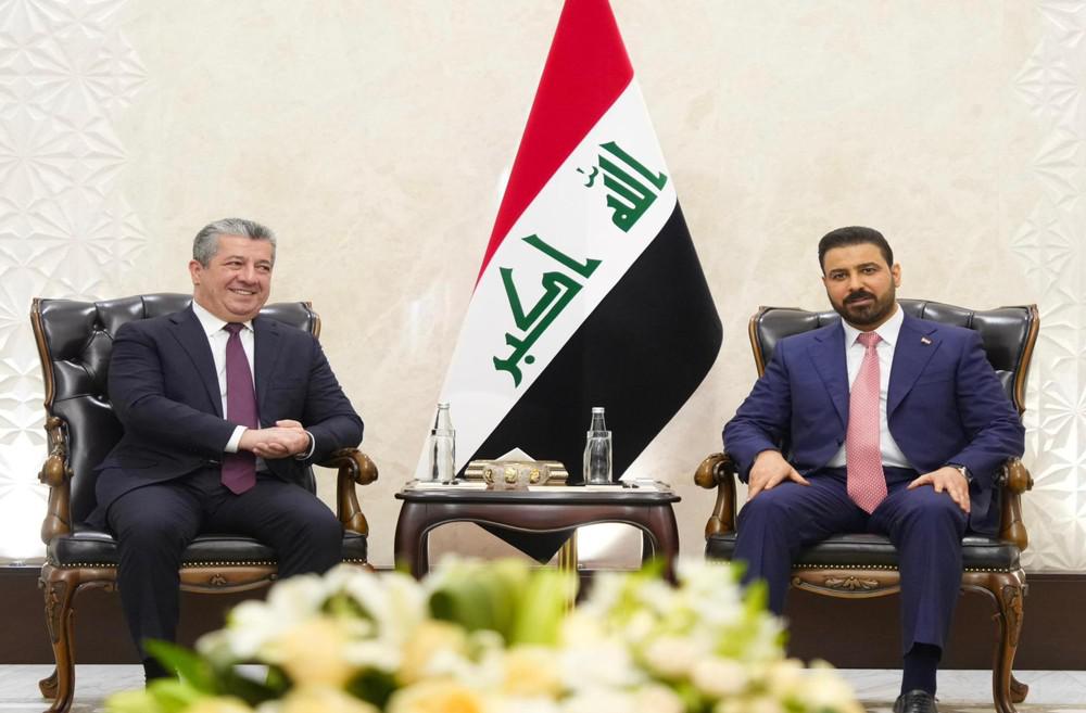 مسرور بارزاني وعلي الزيدي 