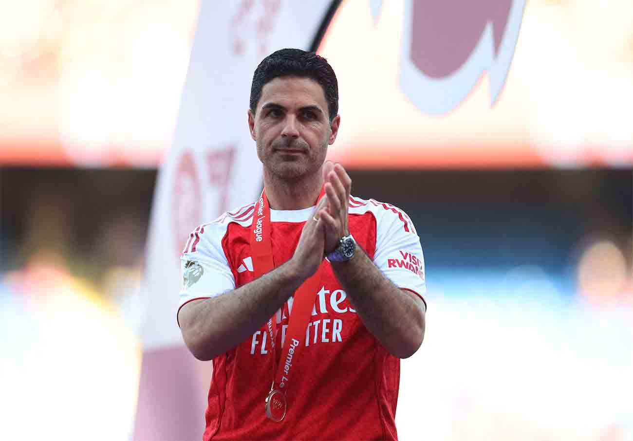Arteta delivered the club's first Premier League title in 22 years