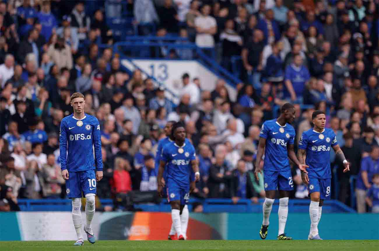 Ninth-placed Chelsea sit 10 points behind fifth-placed Aston Villa