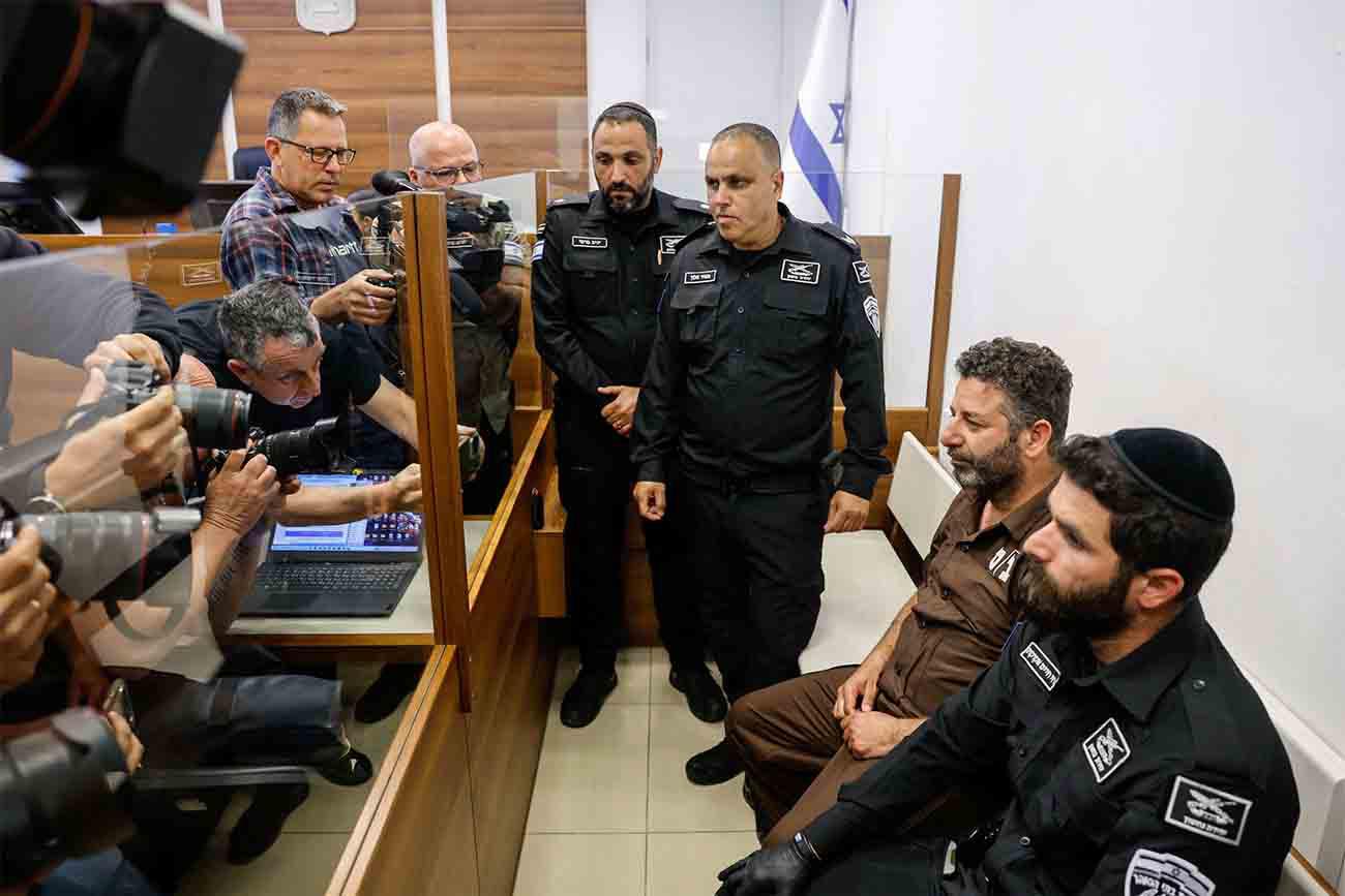 The two activists were detained by Israeli forces in international waters near Greece
