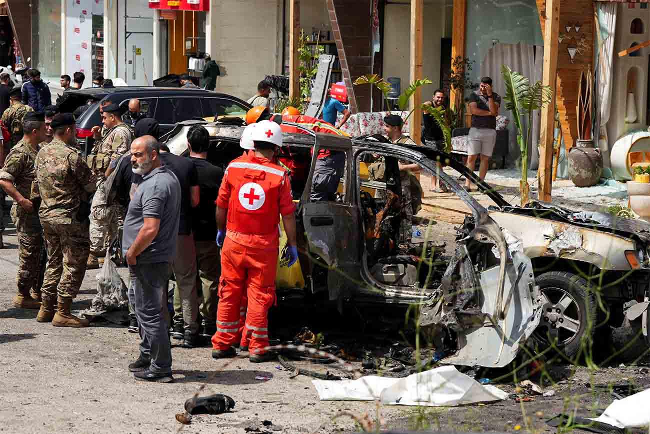 Lebanon's health ministry says the dead include two children