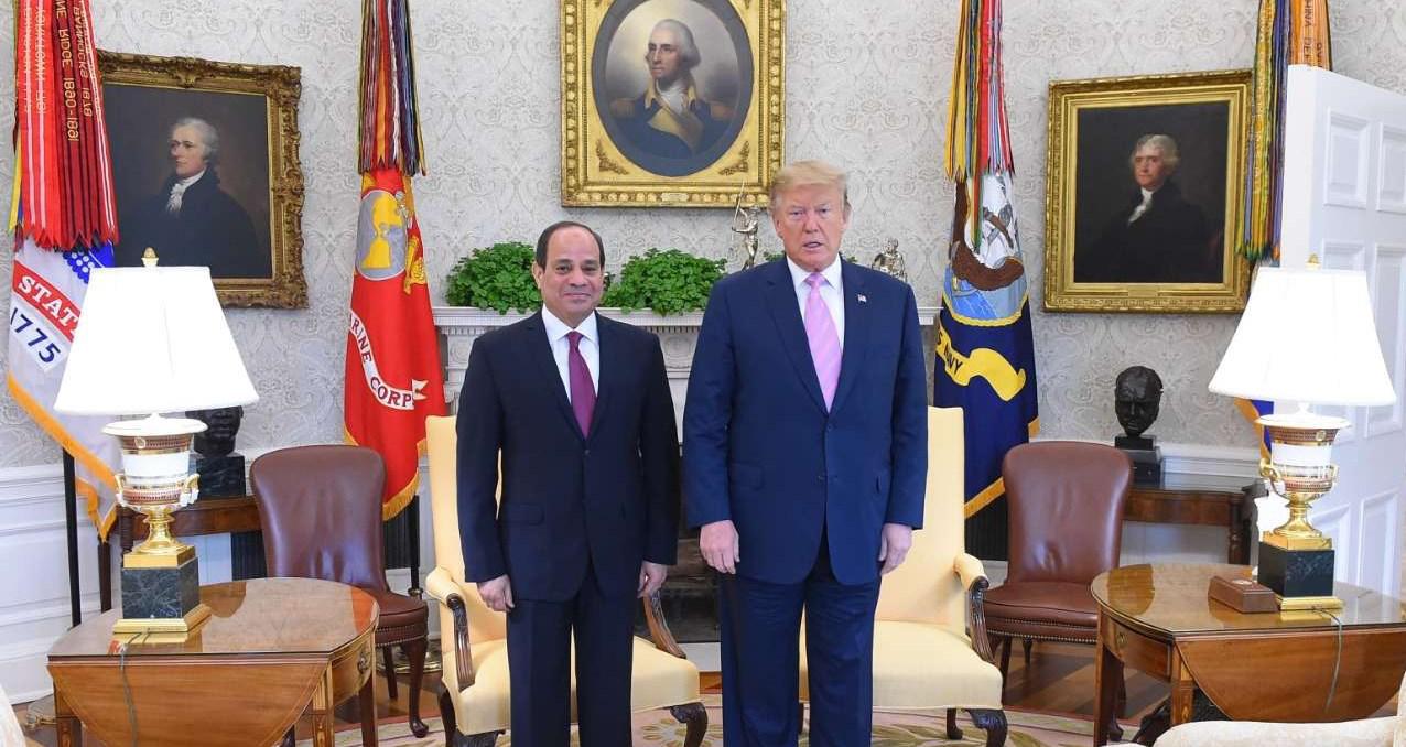 دونالد ترامب وعبد الفتاح السيسي