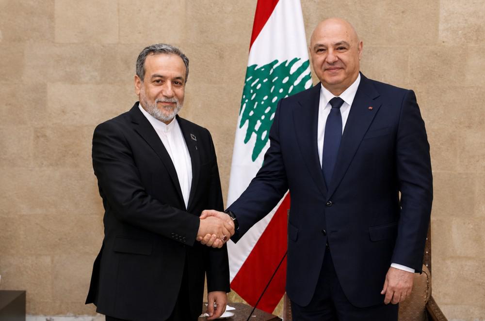 جوزيف عون وعباس عراقجي 