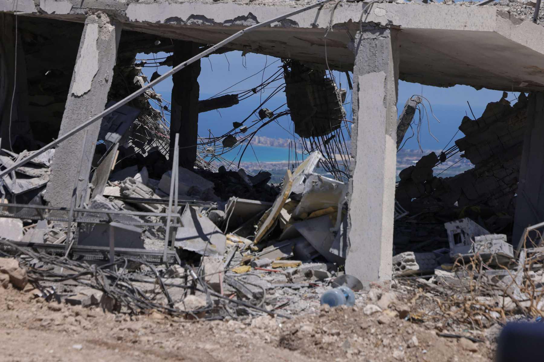 Devastation left behind