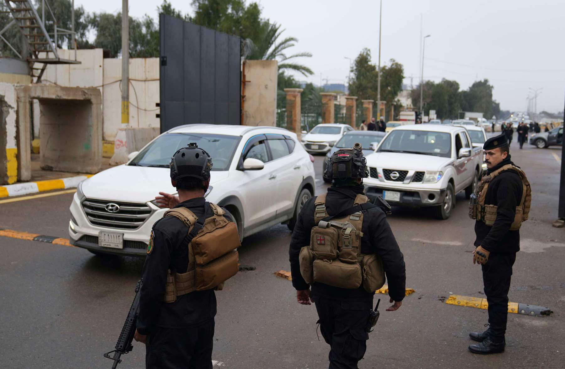 Elite forces move in