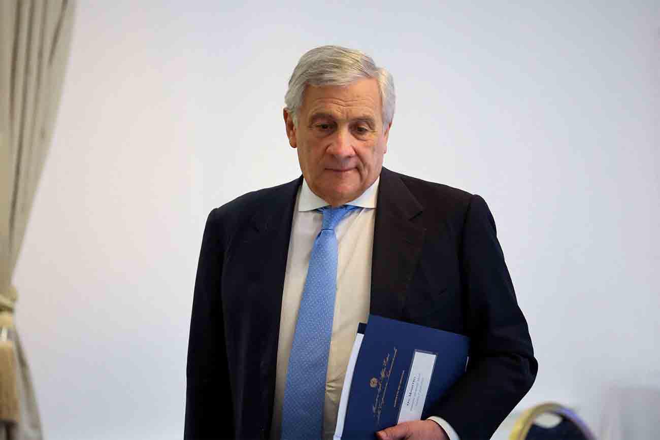 Italy's Foreign Minister Antonio Tajani 