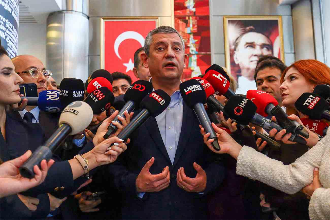 Ozgur Ozel, leader of the main opposition Republican Peoples Party 