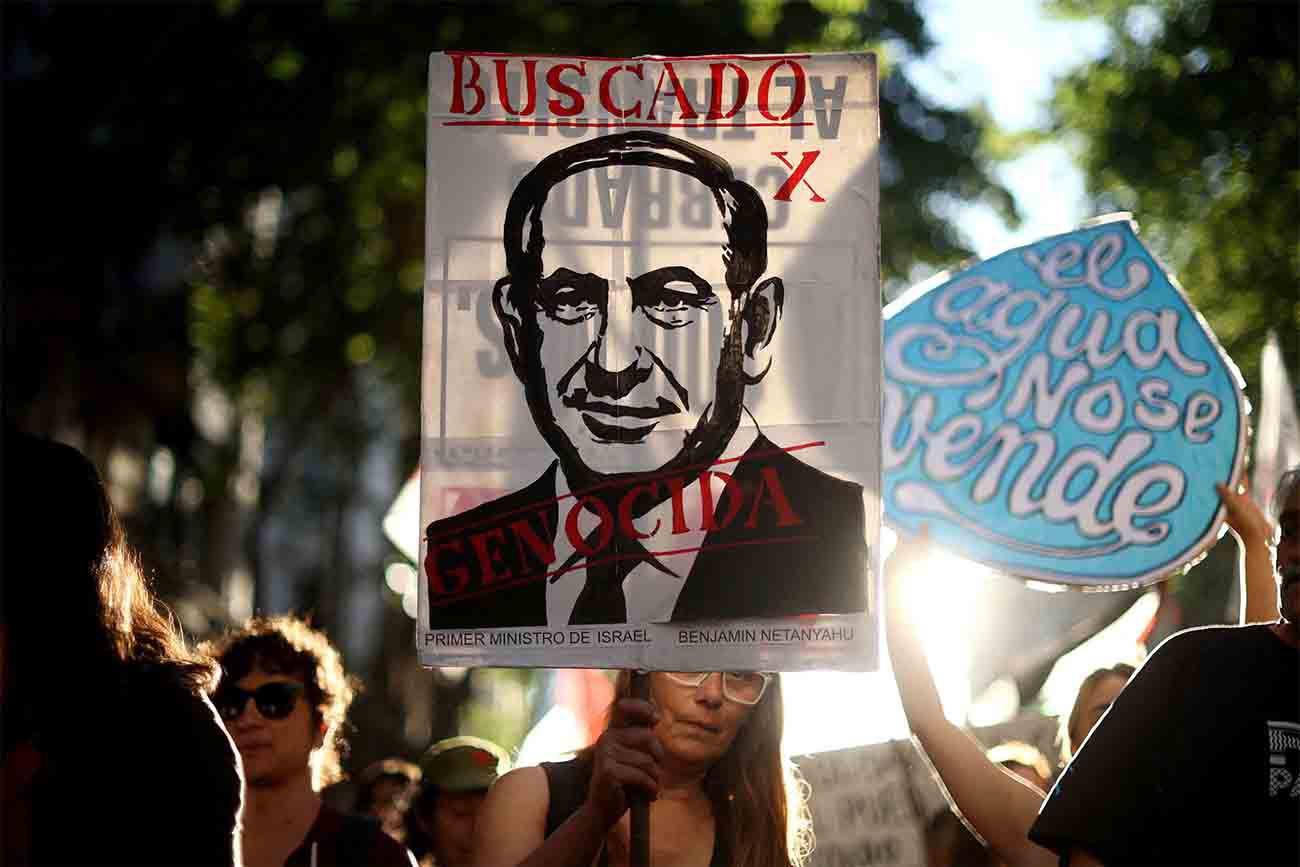 Anti-genocide protest