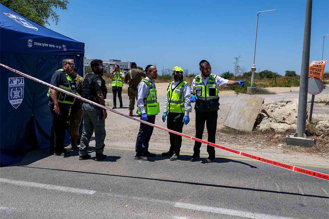Israel's ambulance service said the man died from gunshot wounds