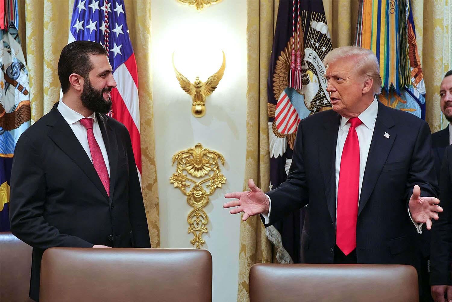 The two leaders discussed supporting the Syrian economy and the latest regional developments