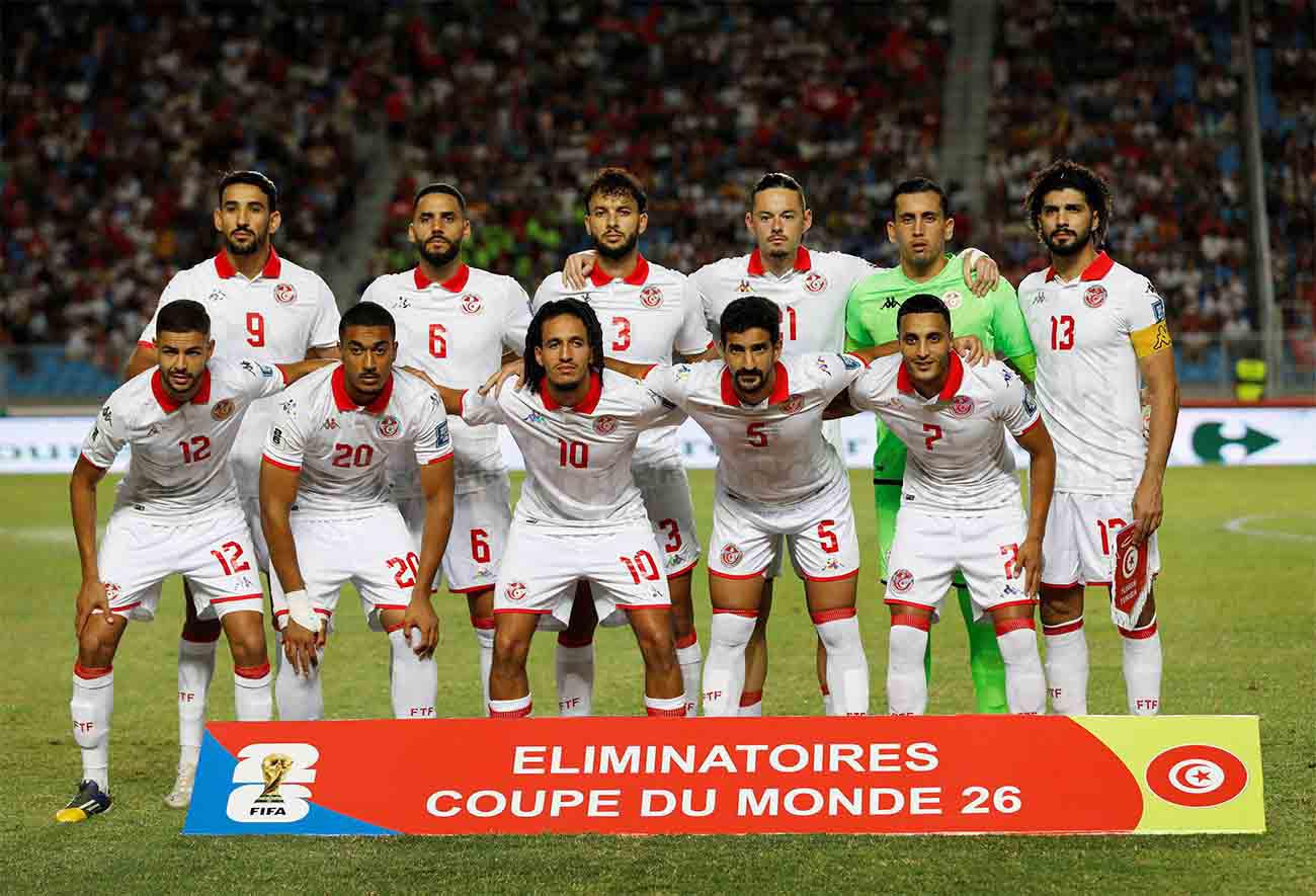 Tunisia conceded no goals in qualifying, winning  nine and drawing one match