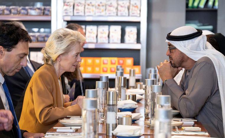  Sheikh Mohamed bin Zayed Al Nahyan, President of the United Arab Emirates, meets with Ursula von der Leyen, President of the European Commission