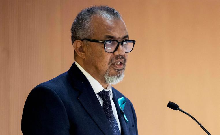 World Health Organization Director-General Tedros Adhanom Ghebreyesus 